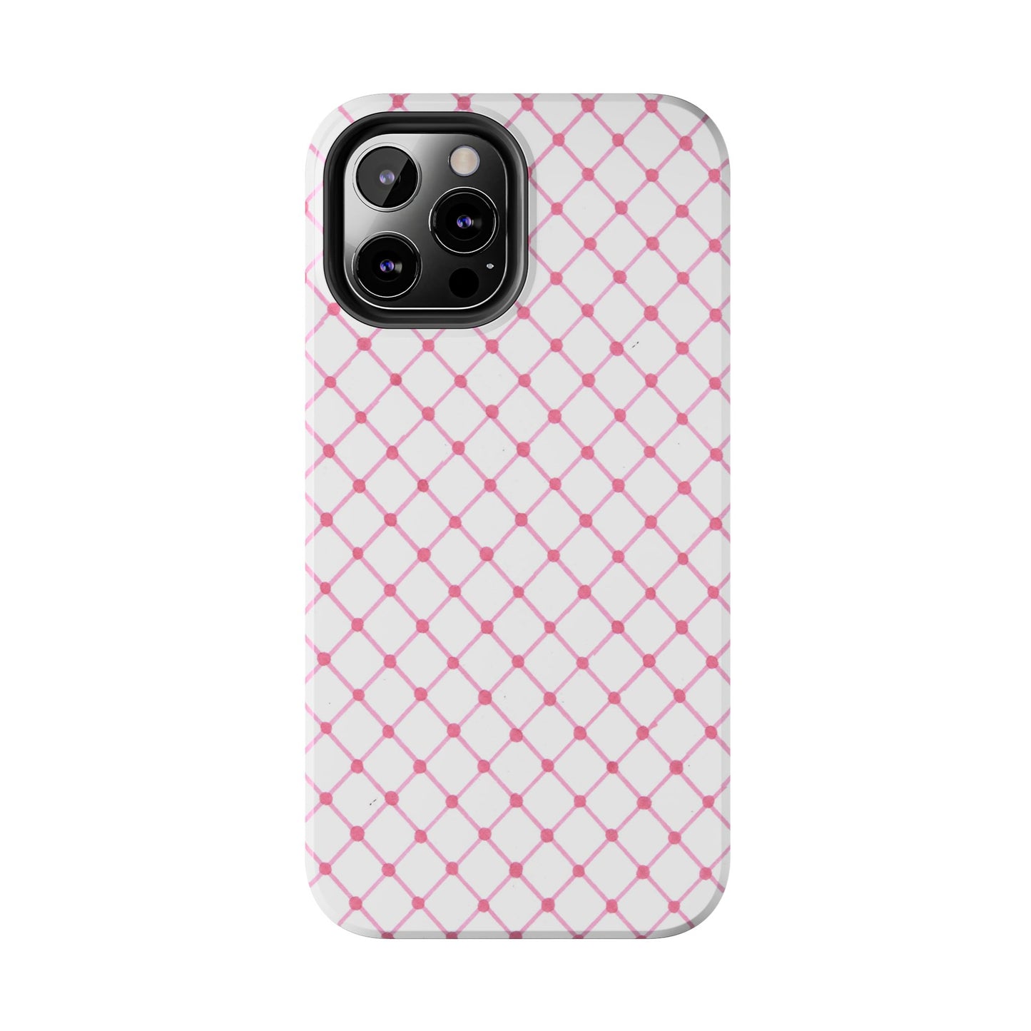 Cyclone Fence White / Pink Phone Case