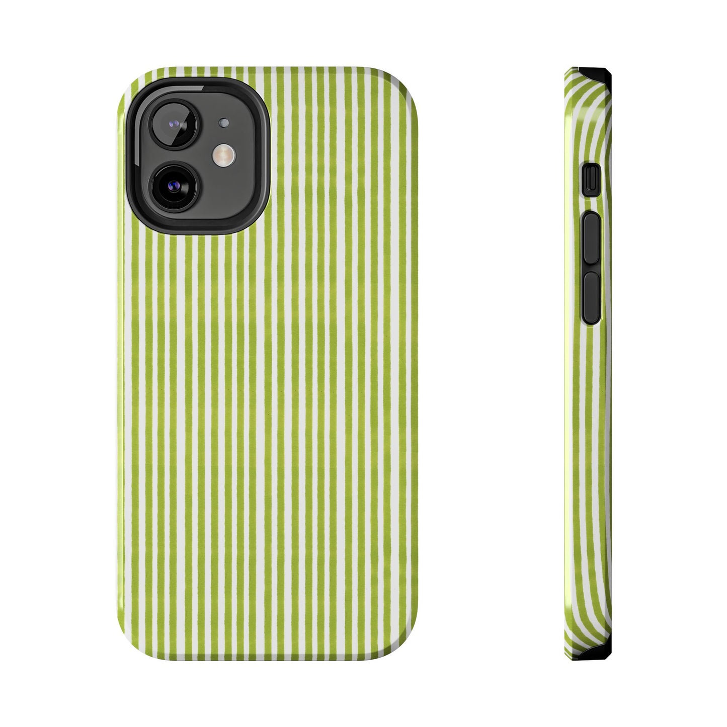 Lazy Stripe Lime Phone Case