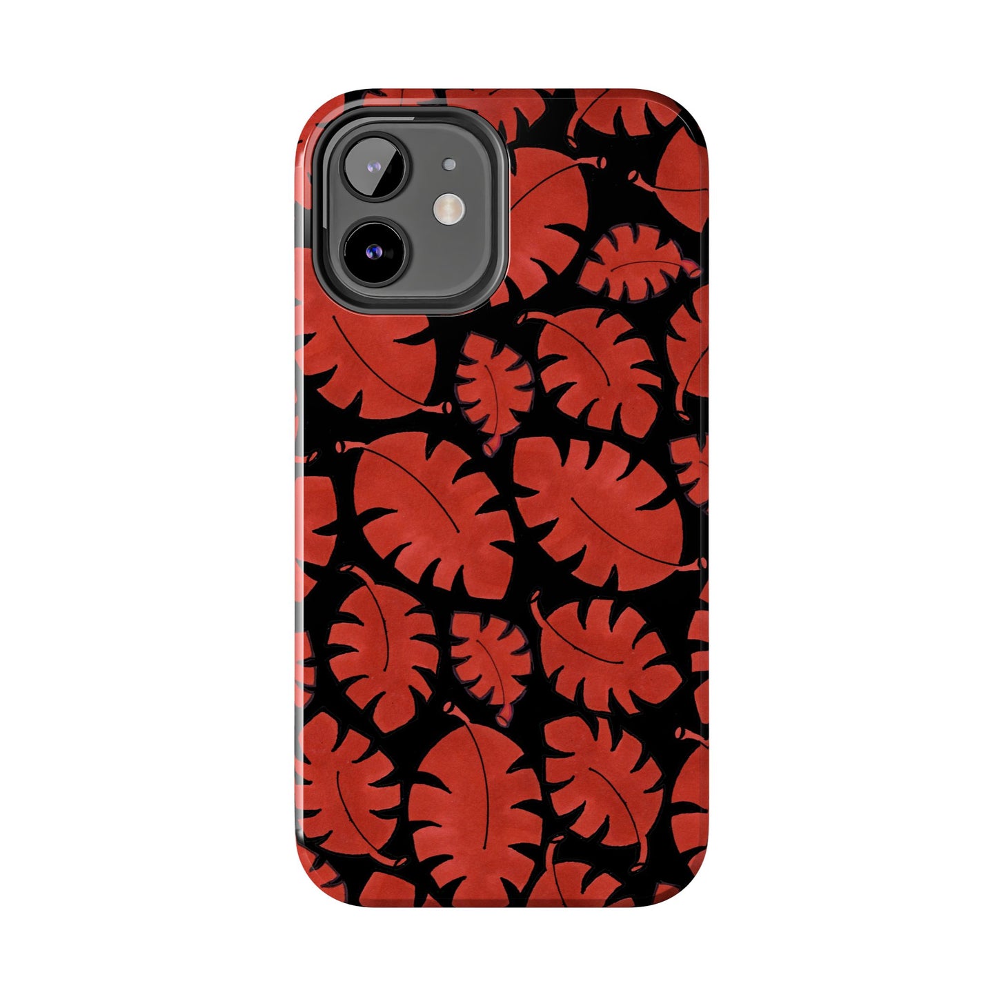 Red Bananas Black Phone Case