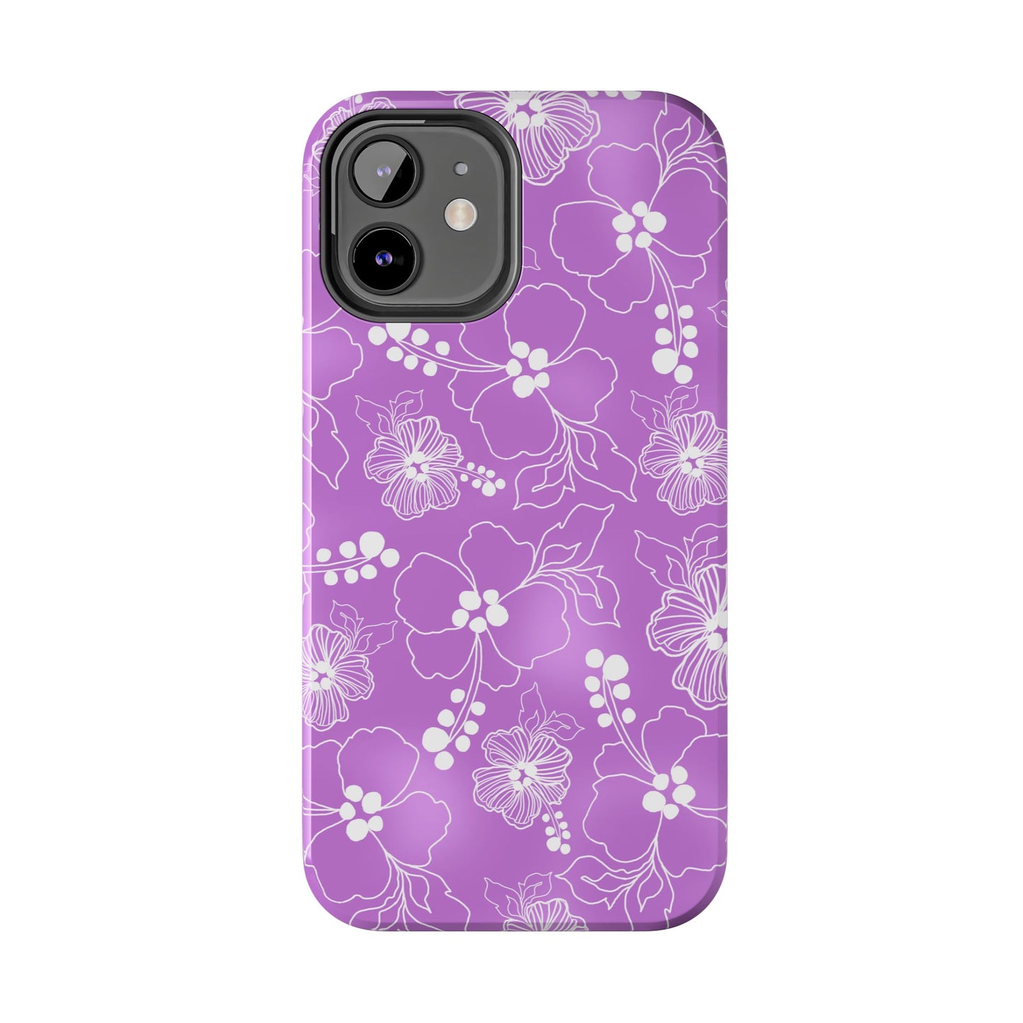 Lacey Hibiscus Orchid Phone Case