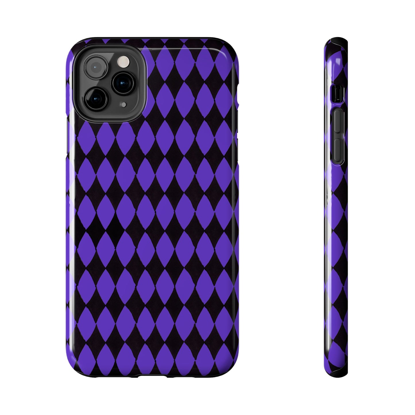 Diamond Purple / Black Phone Case