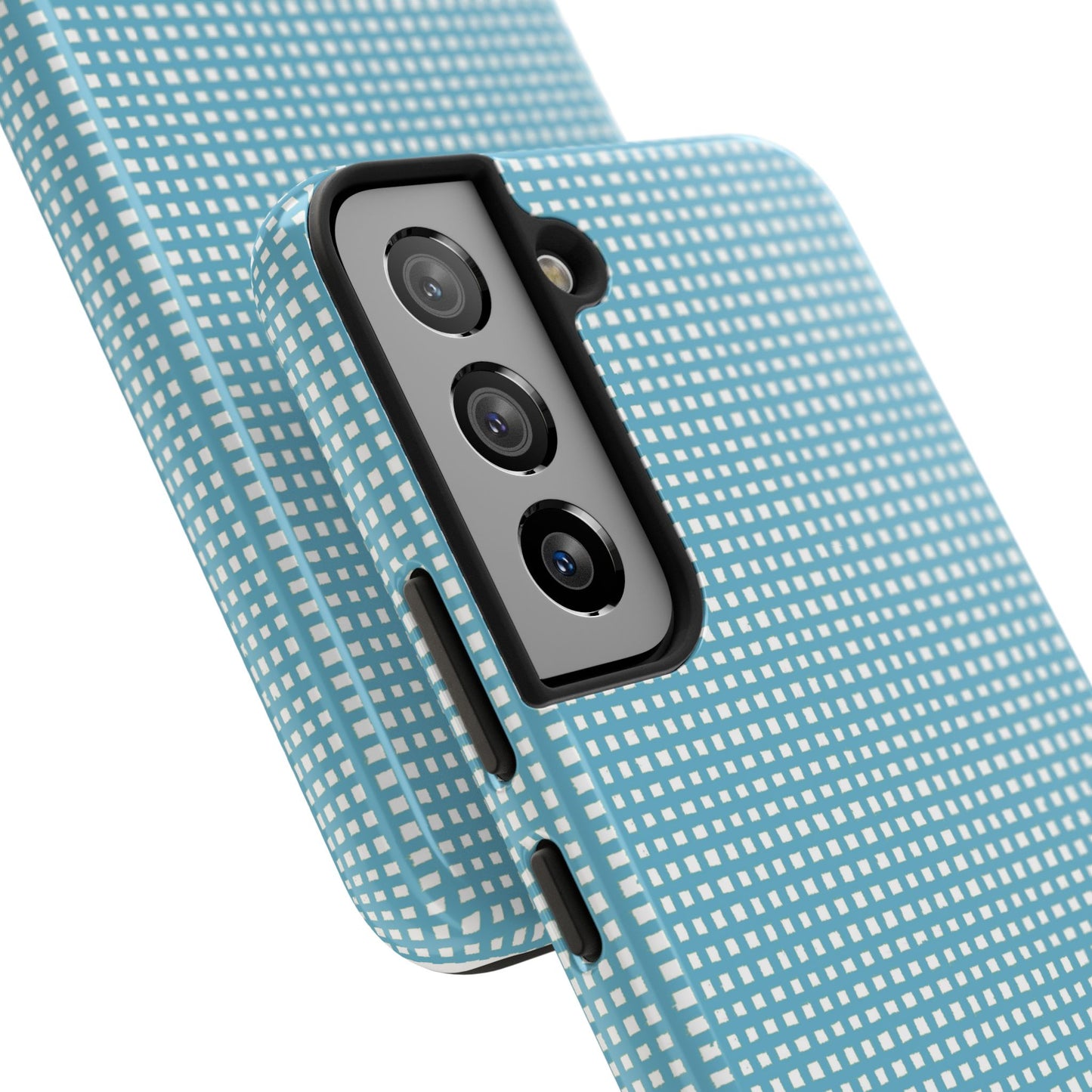 Chipper Check Turquoise Phone Case