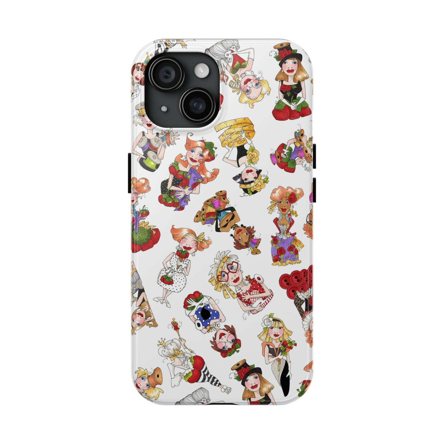 Curious Toss White Phone Case
