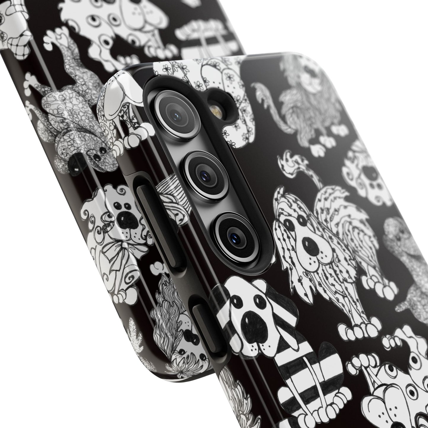 Dear Doggies Black Phone Case