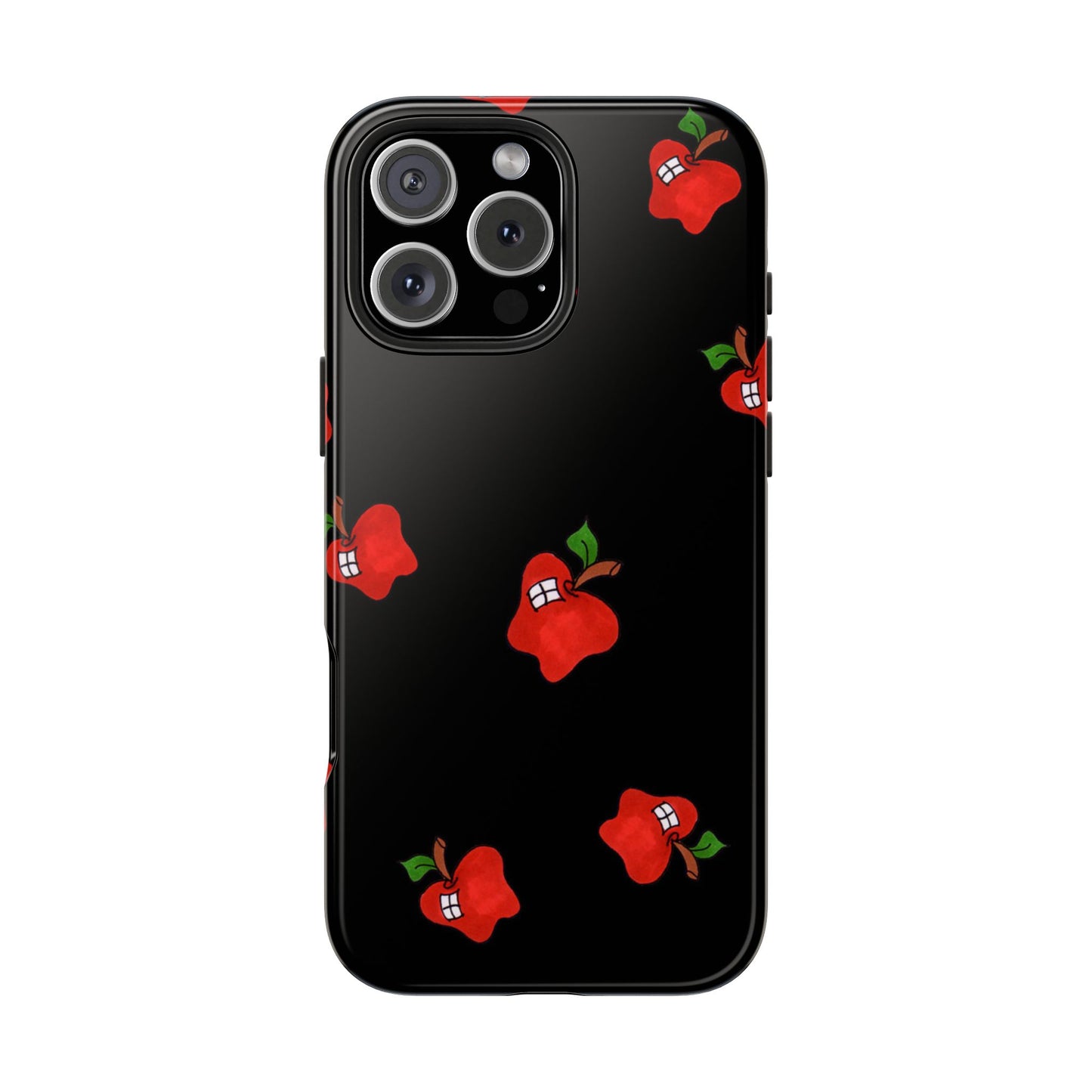 Flying Apples Black Phone Case