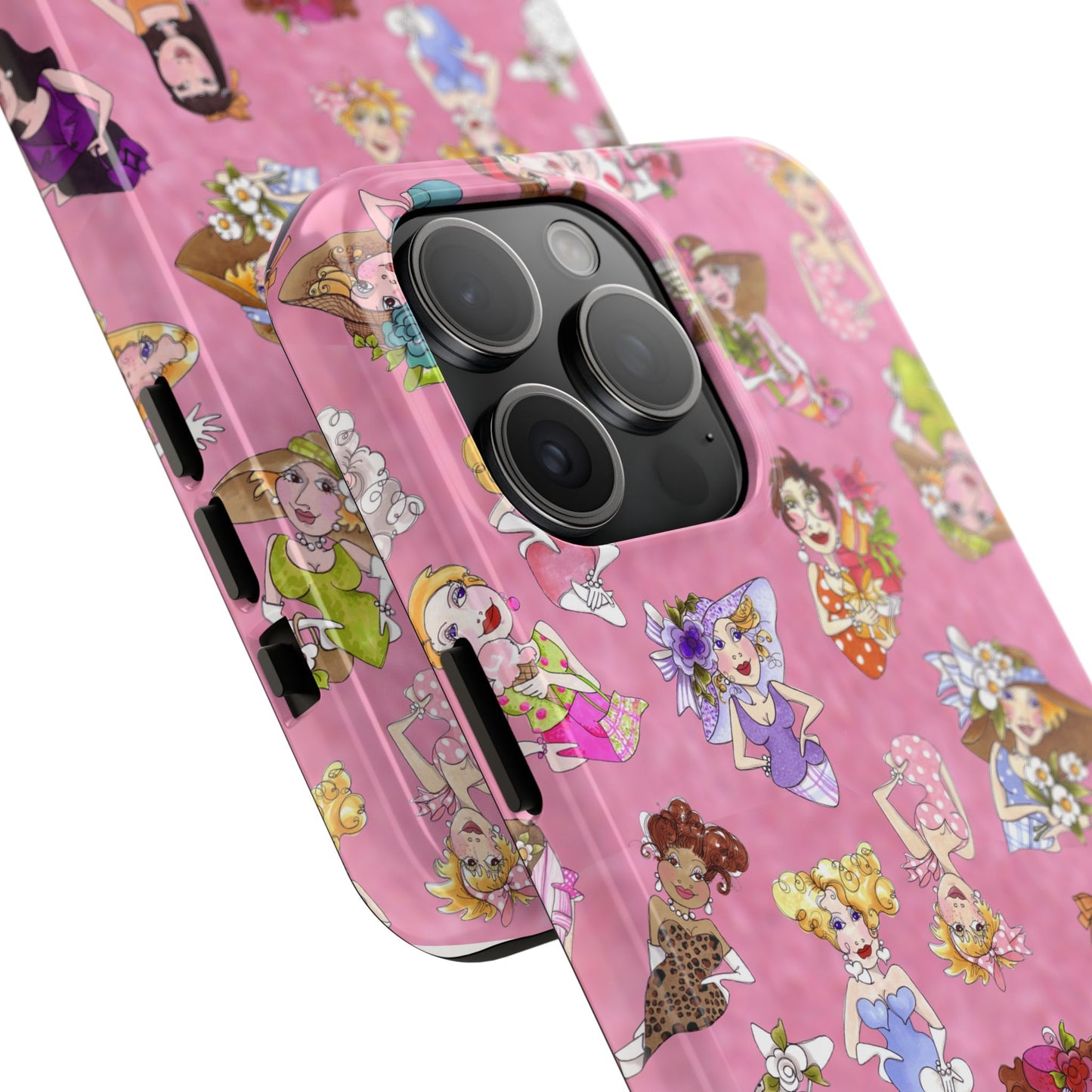 Fast Women Tossed Pink Phone Case