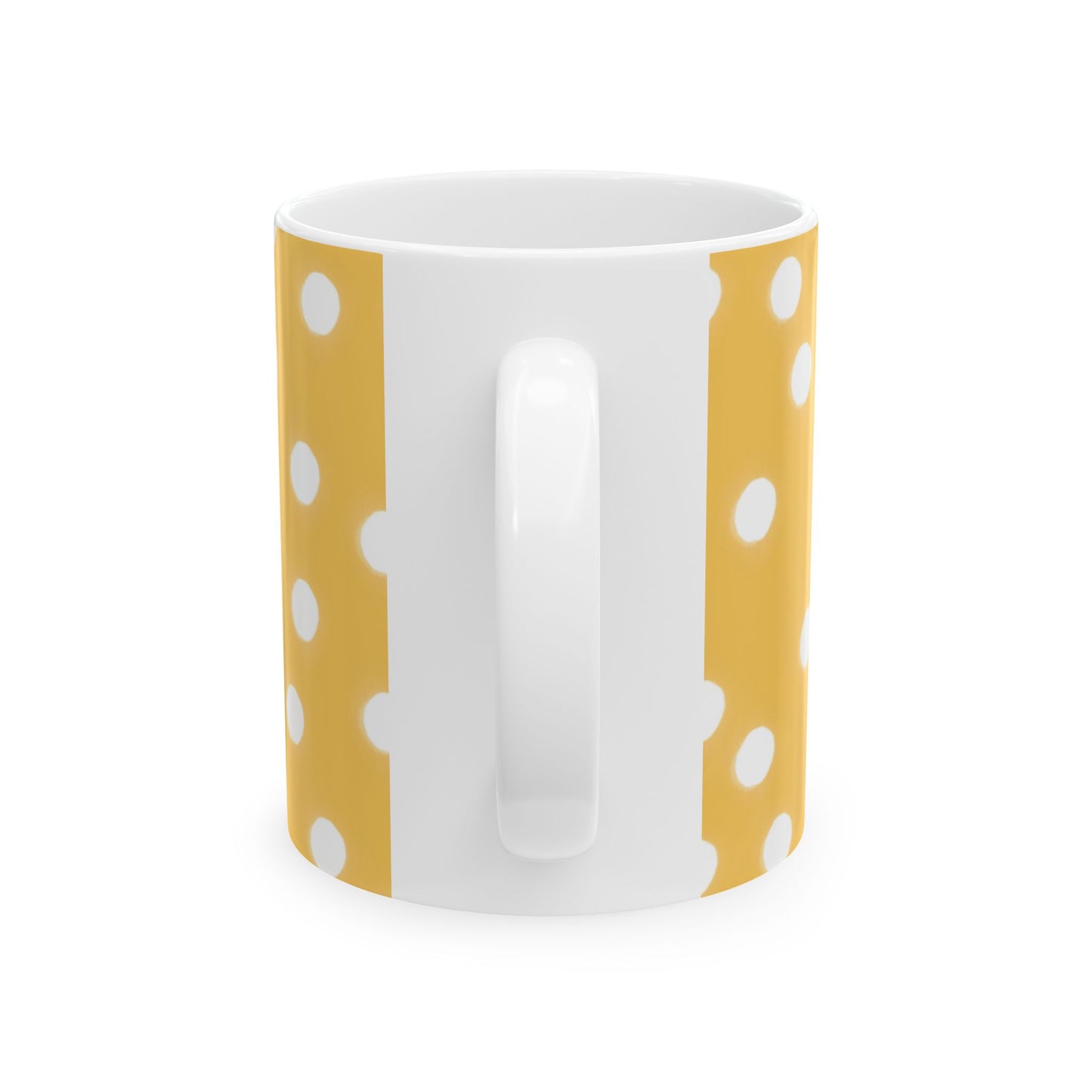 Jumbo Dots Yellow / White Cup