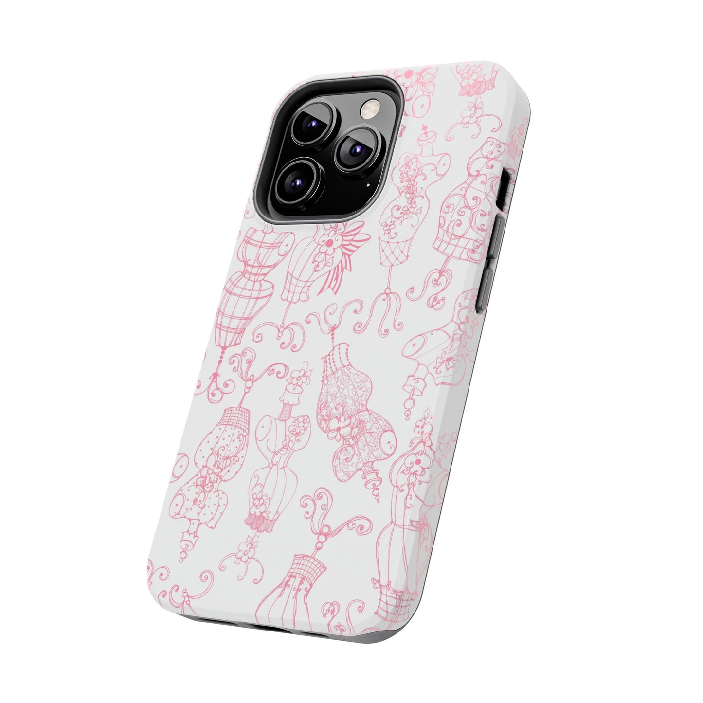 Mannequinique White / Pink Phone Case