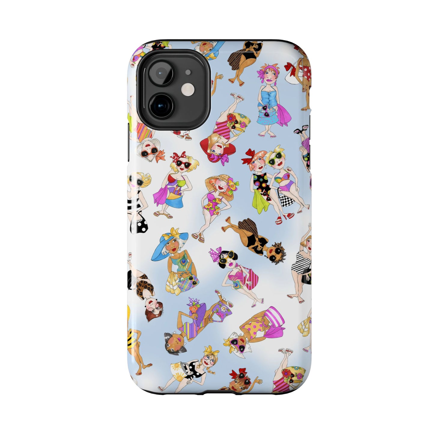 Tossed Beauties Blue Sky Phone Case