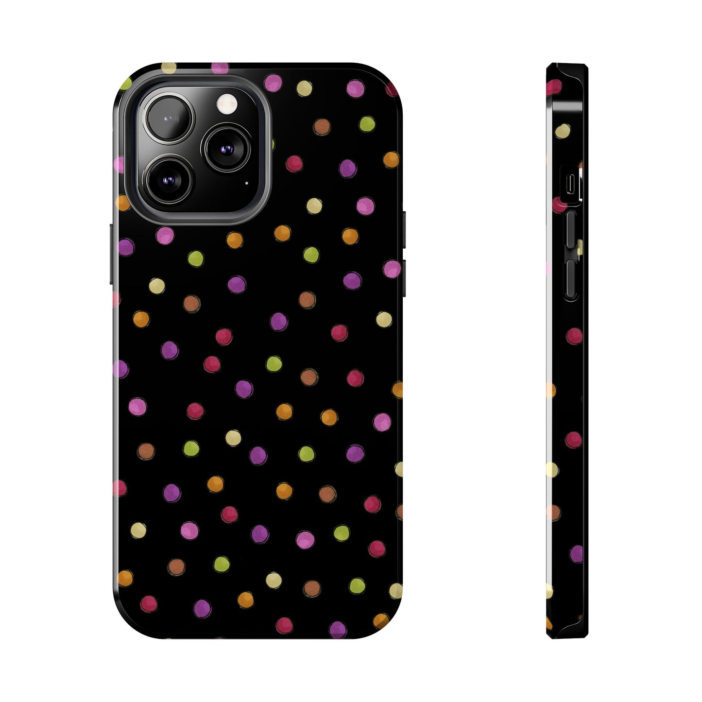 Tea Dot Black Phone Case