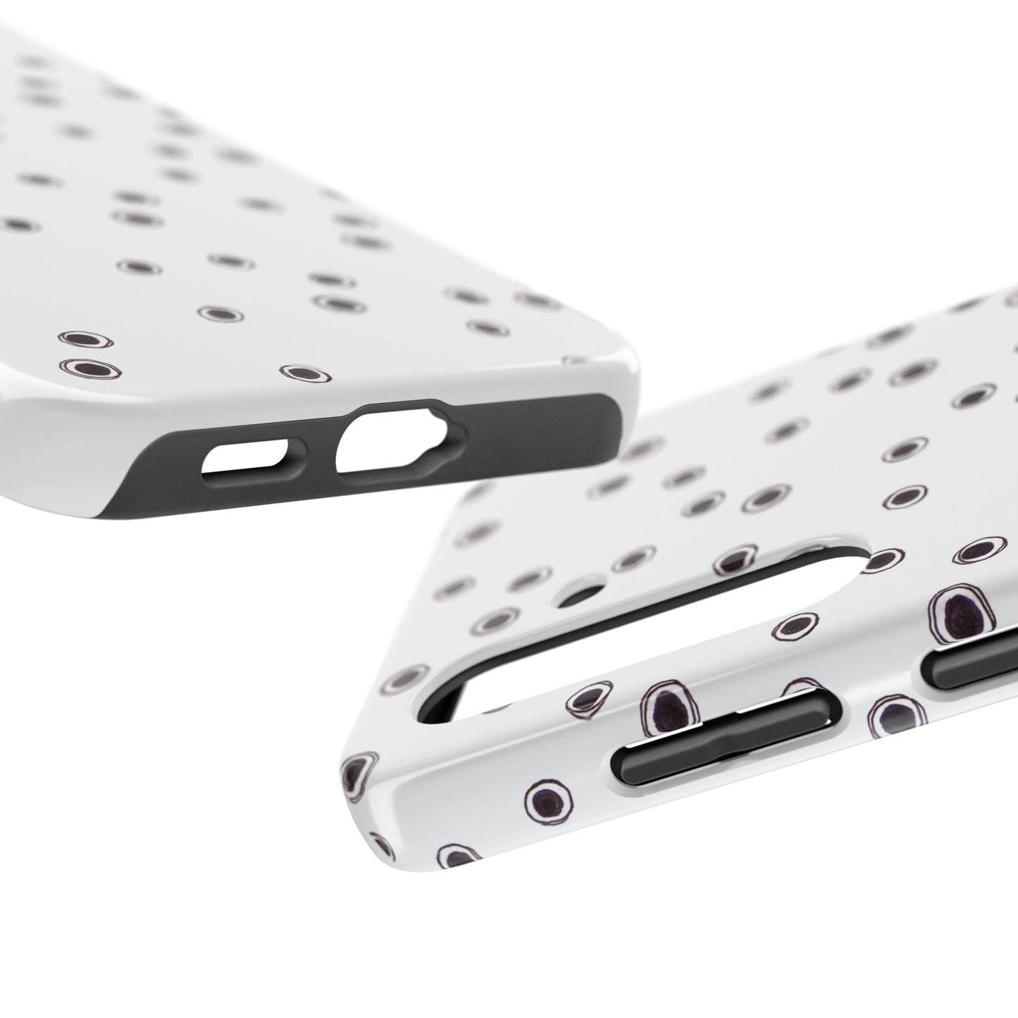 Halo Dots White Phone Case