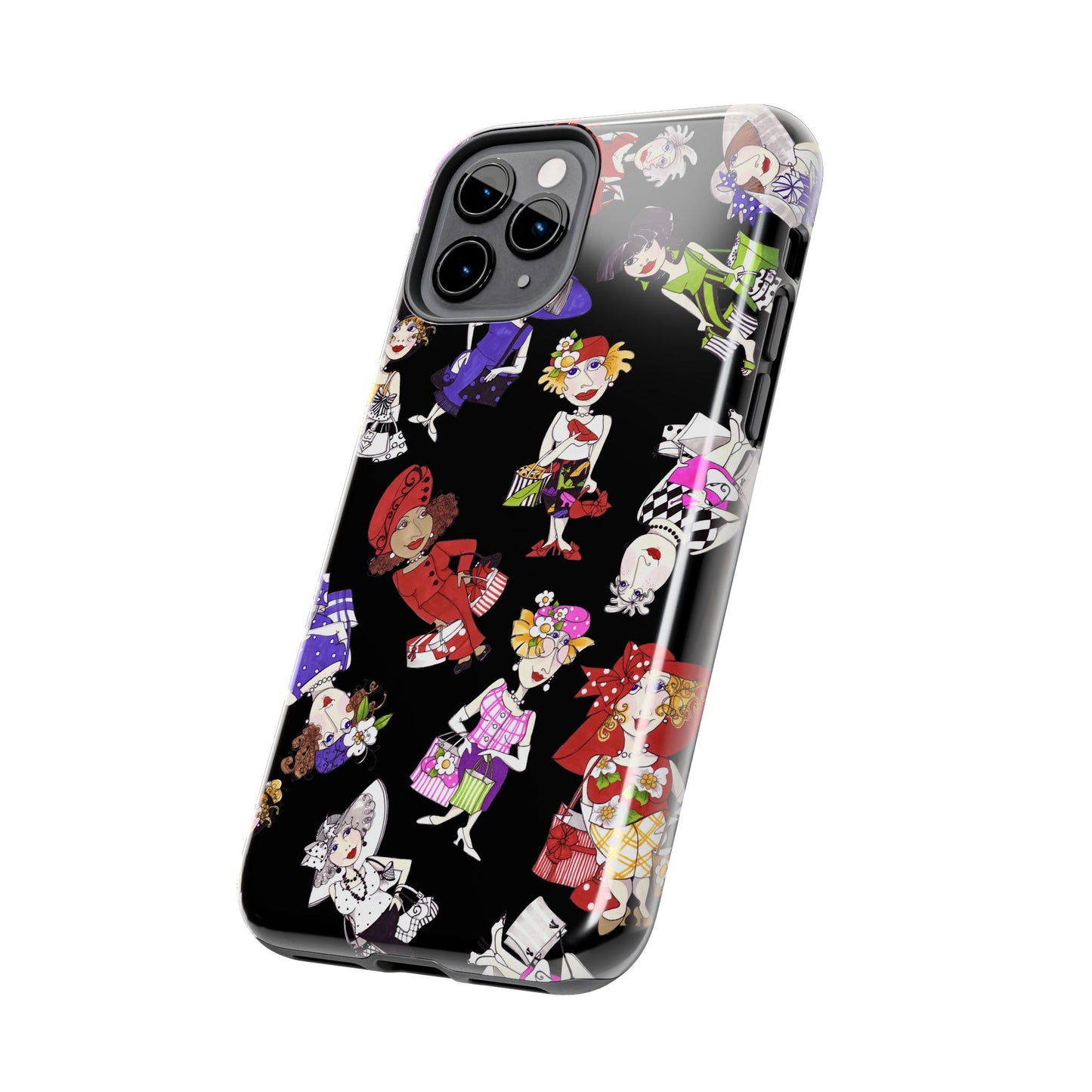 Gone Shopping Tossed Black Phone Case