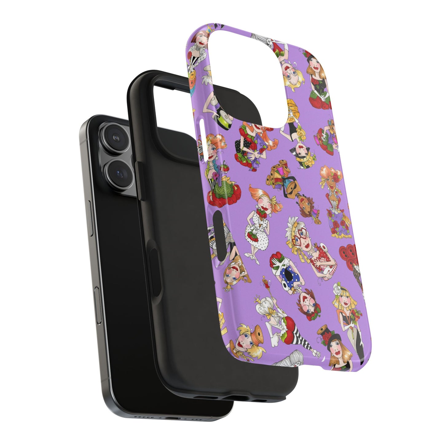 Curious Toss Purple Phone Case