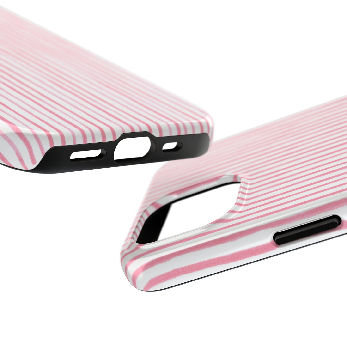 Candy Stripe White / Pink Phone Case