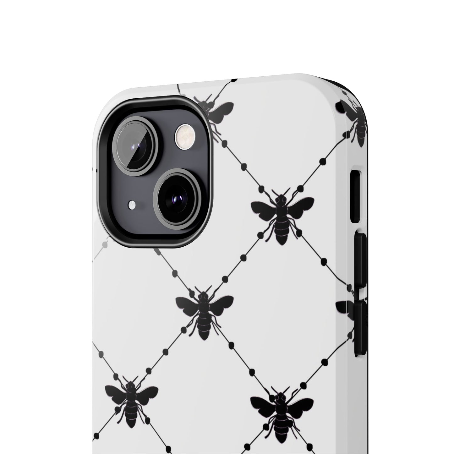 Beaded Bees White Phone Case