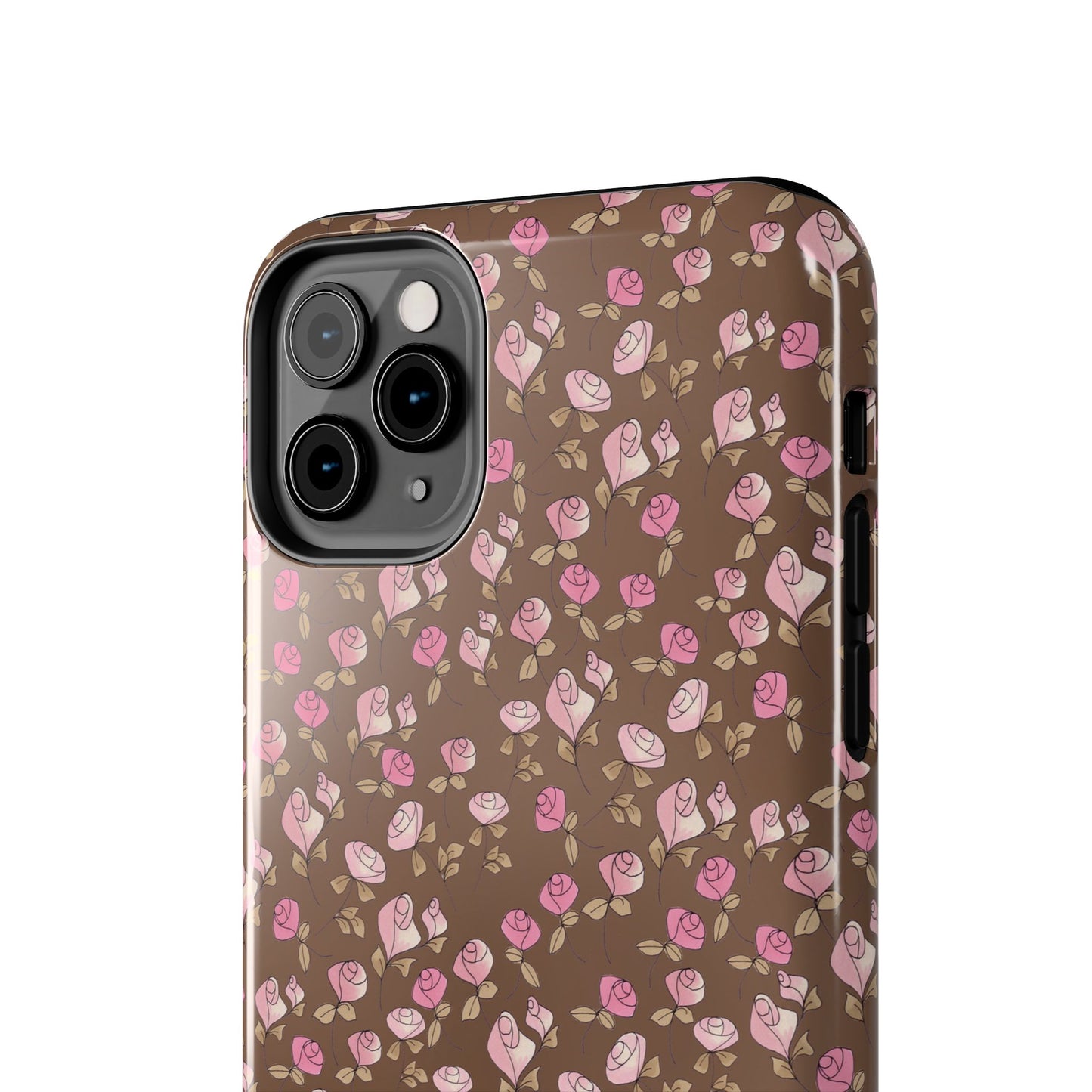 Little Bitty Roses Chocolate Phone Case