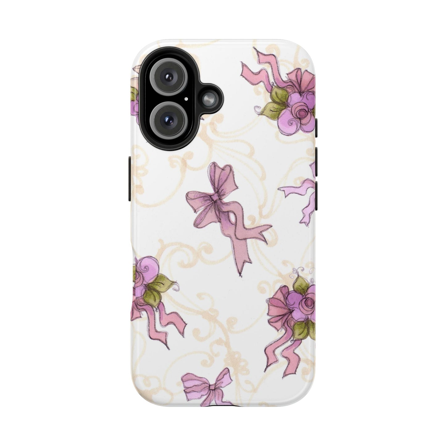 Flower Model Bow Flowers Phone Case