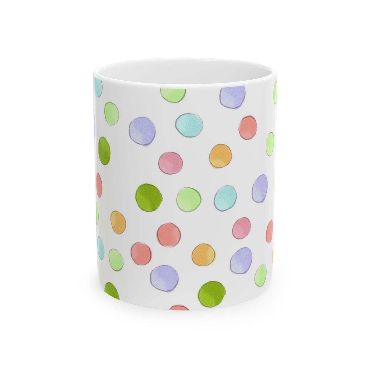 Happy Dots White Cup
