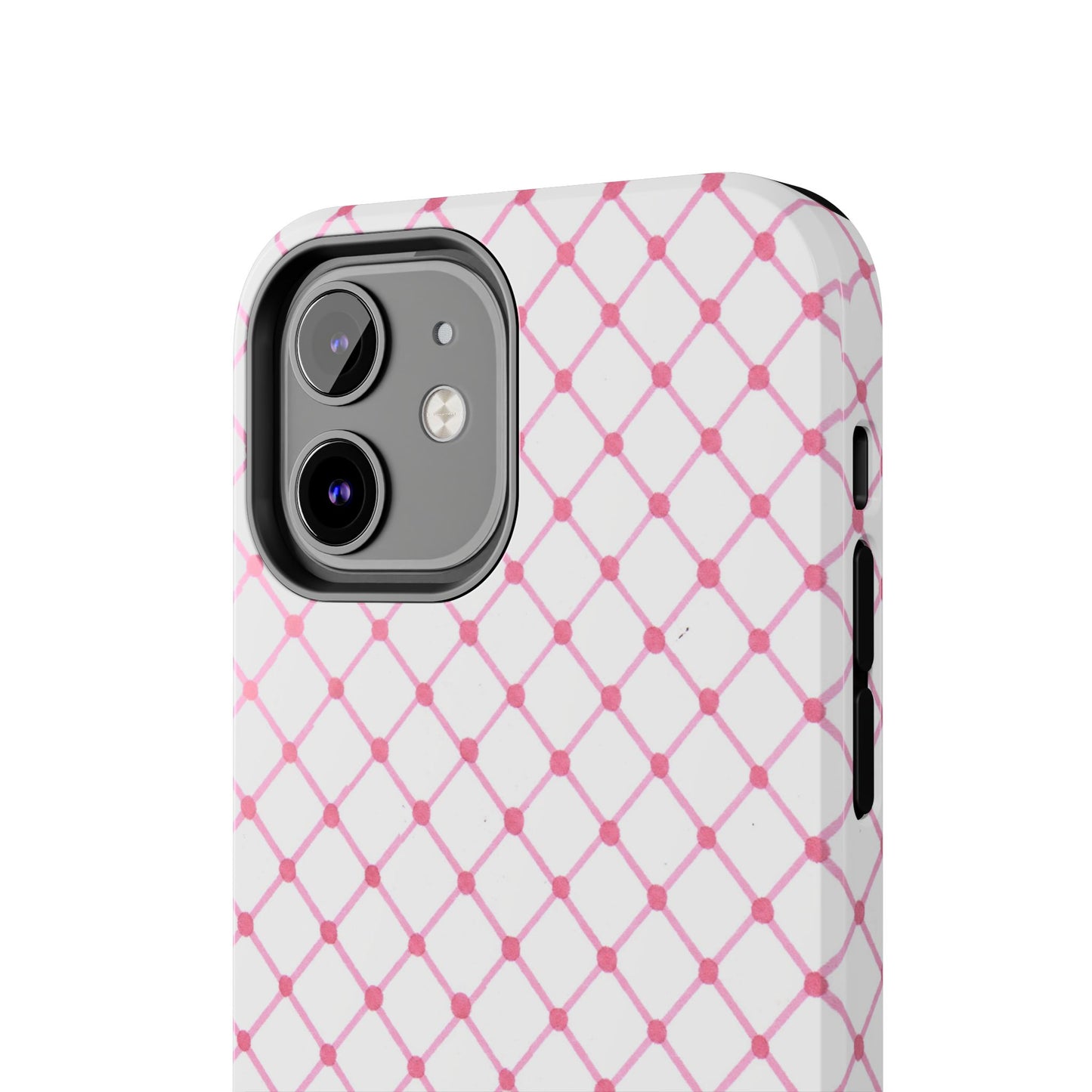 Cyclone Fence White / Pink Phone Case