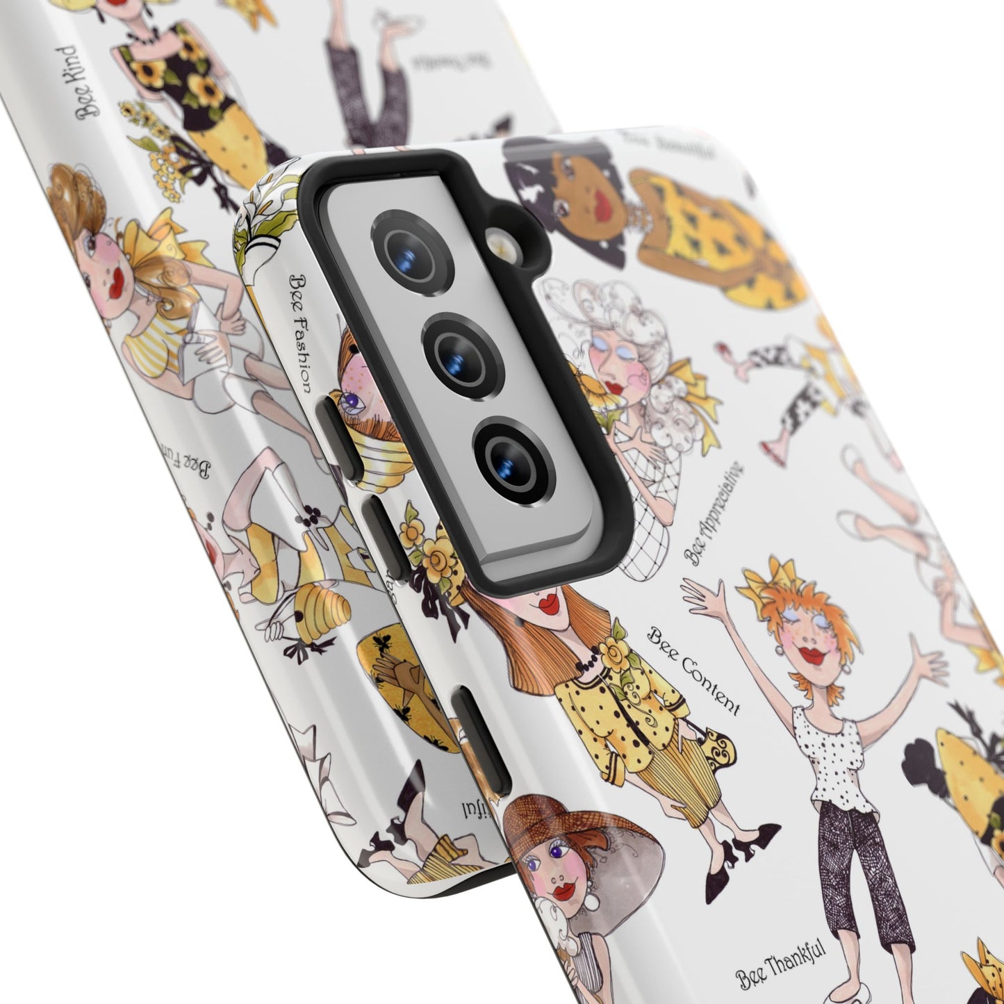 Bee Tossed White Phone Case