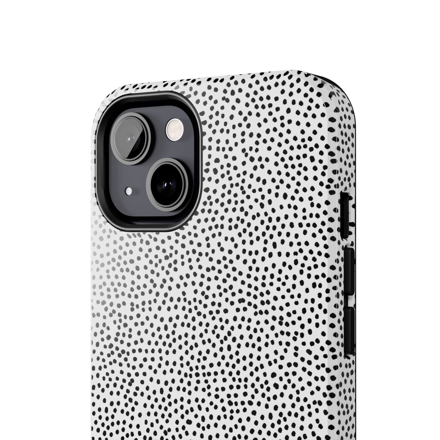 Baby Dots White / Black Phone Case