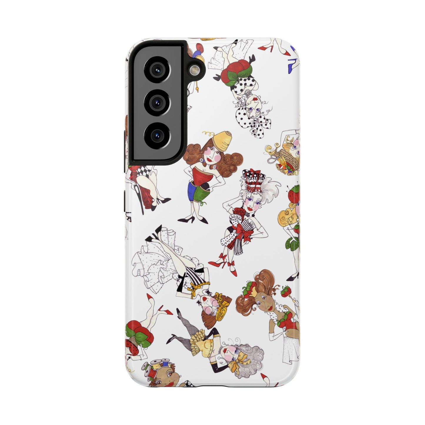 Sew Tossed White Phone Case