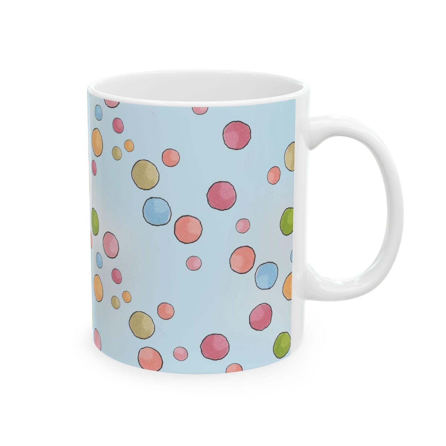 Clown Dots Blue Sky Cup