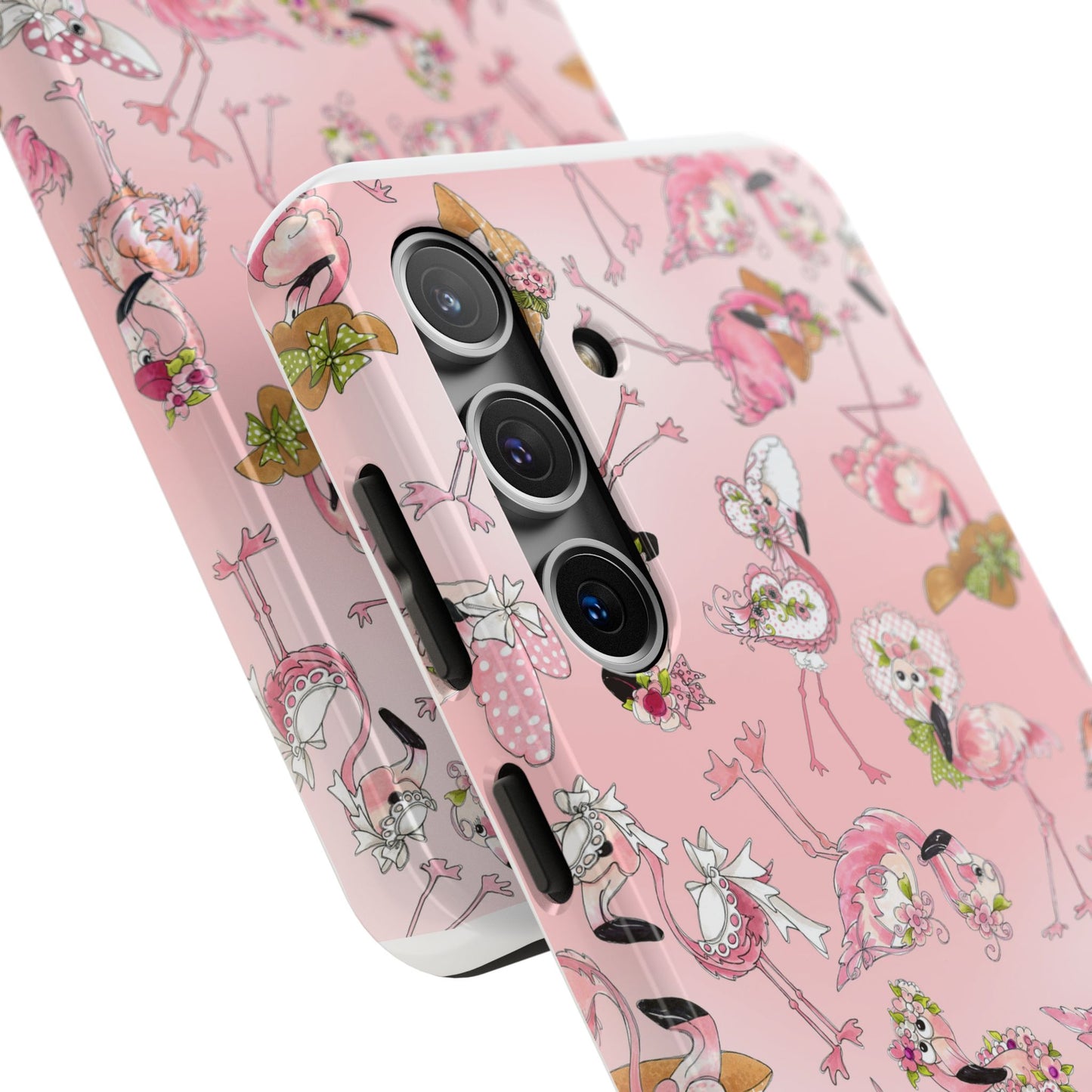 Tossed Flams Pink Phone Case