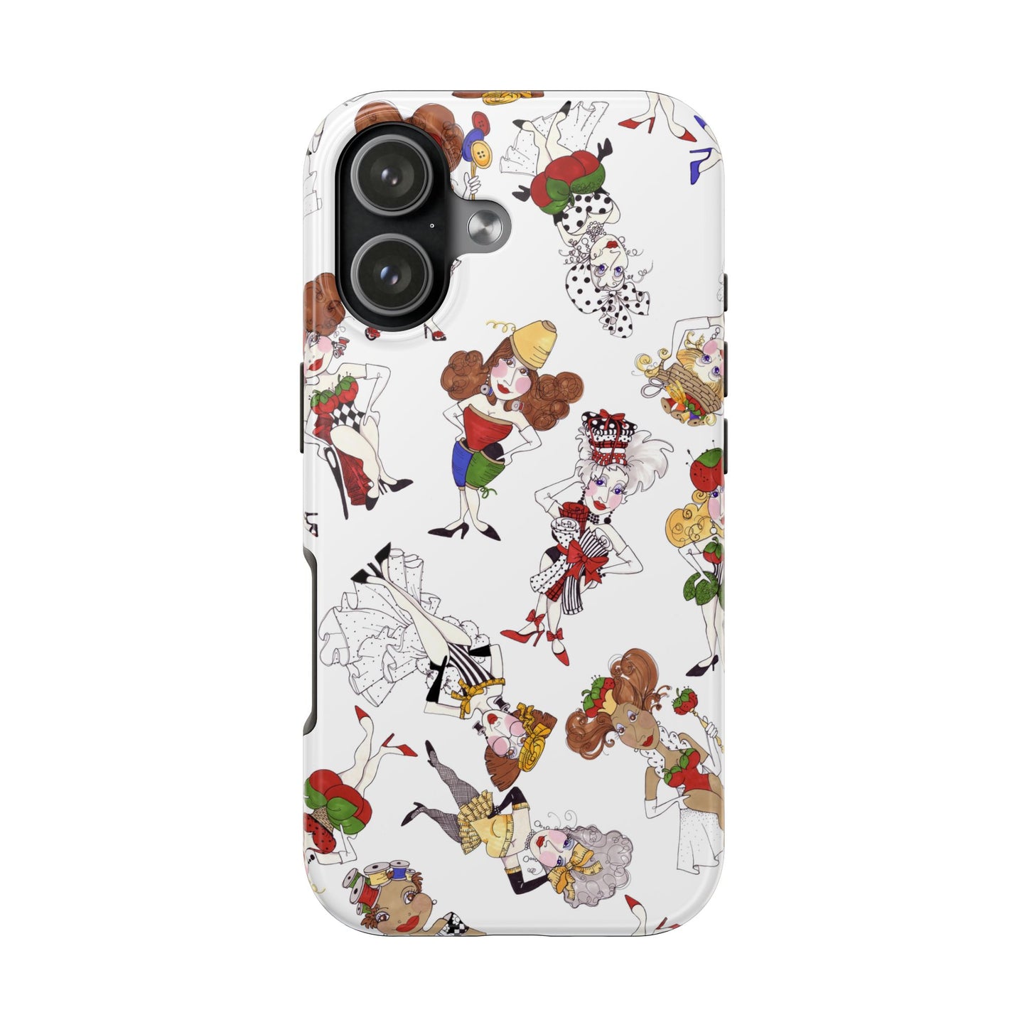 Sew Tossed White Phone Case