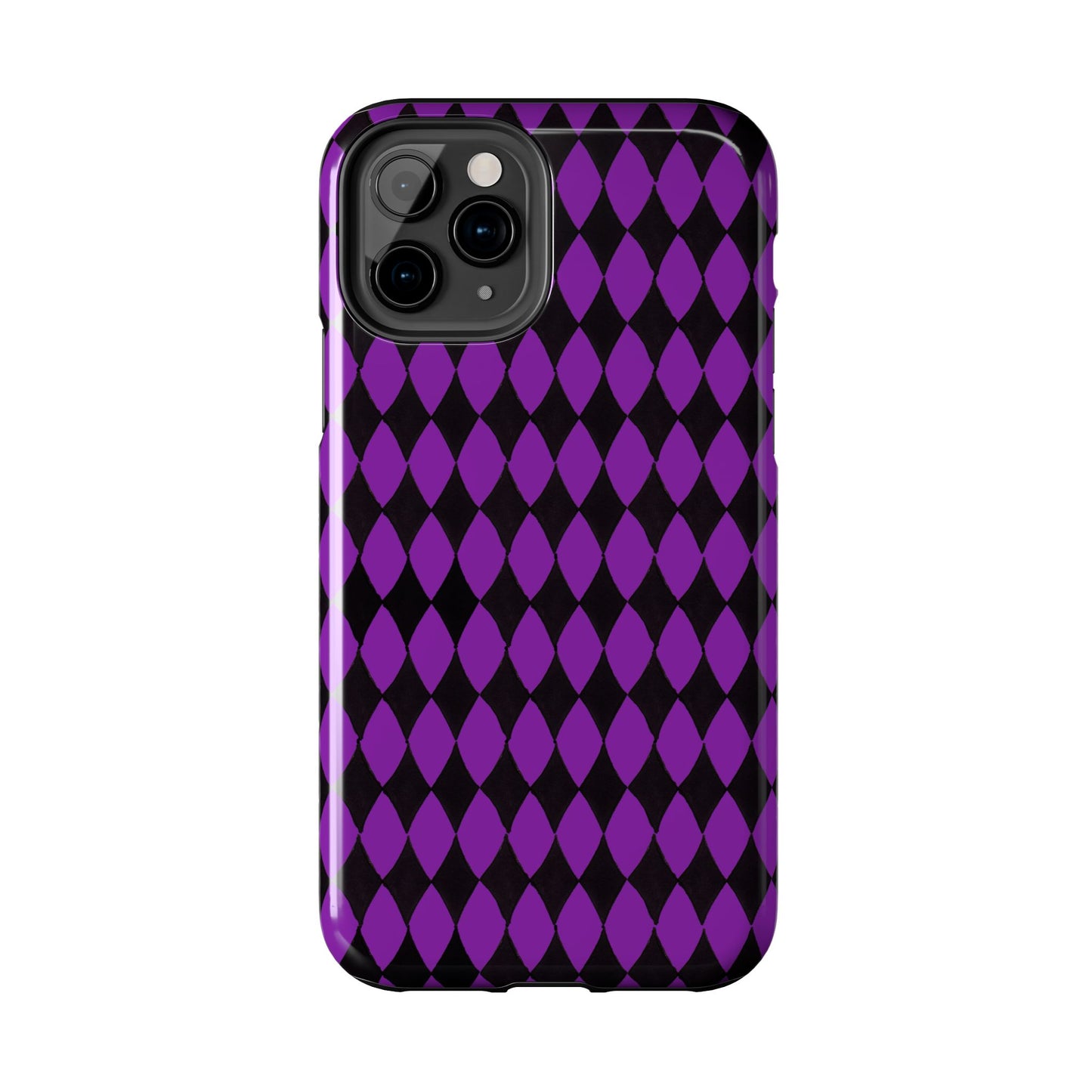 Diamond Purple / Black Phone Case