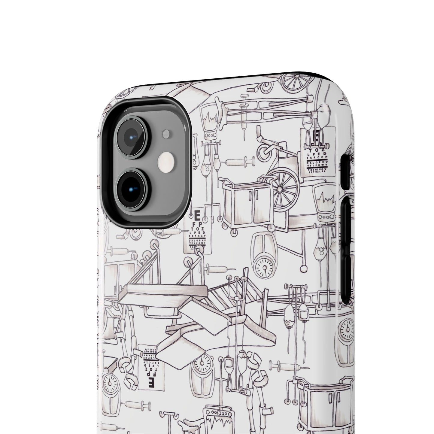 Essentials White / White Phone Case