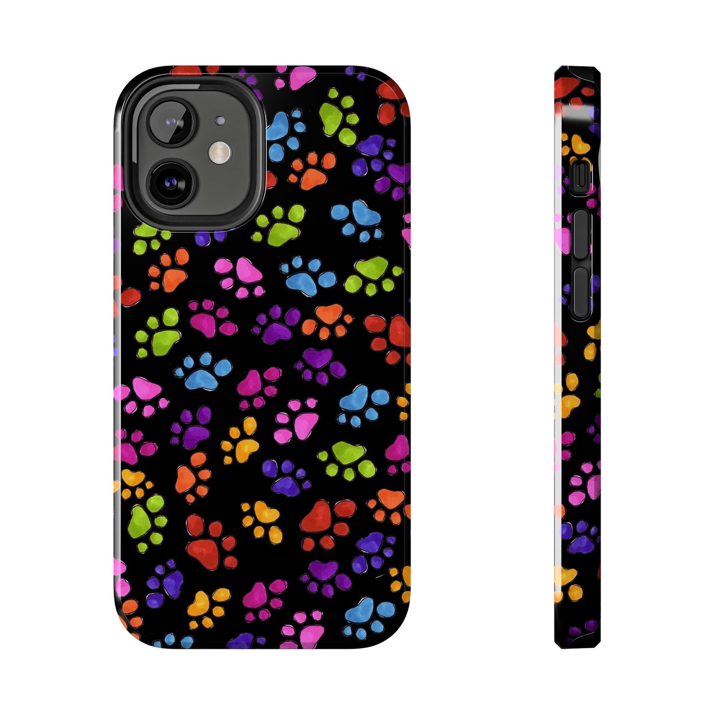 Fancy Paws Black Phone Case