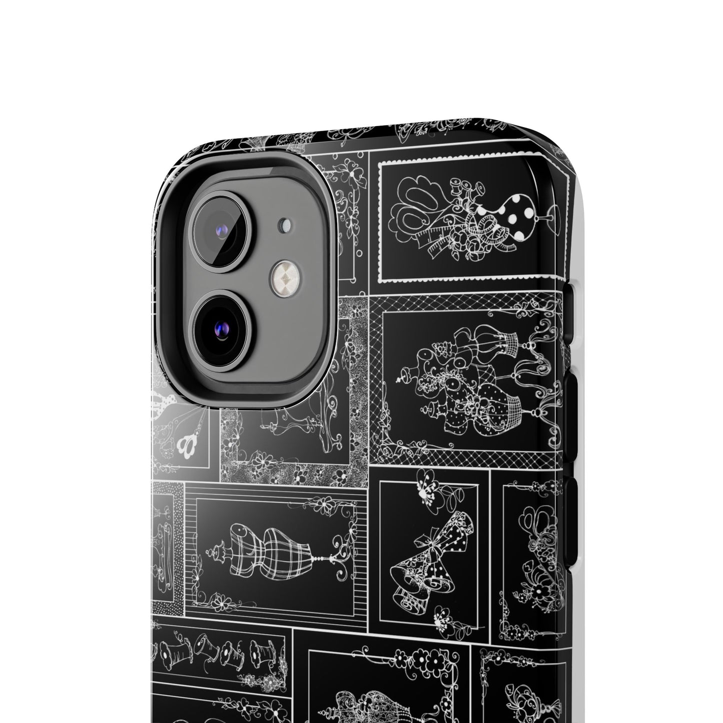 Sew Fancy Black Phone Case