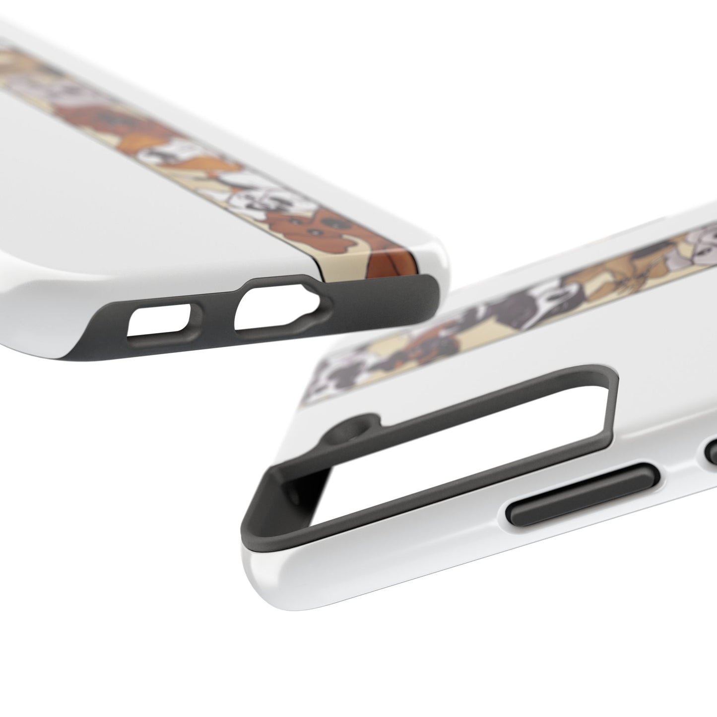 Doggie Delight Border Phone Case