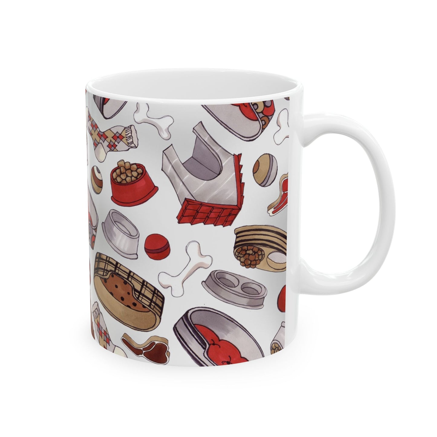 Doggie Stuff Gray Cup