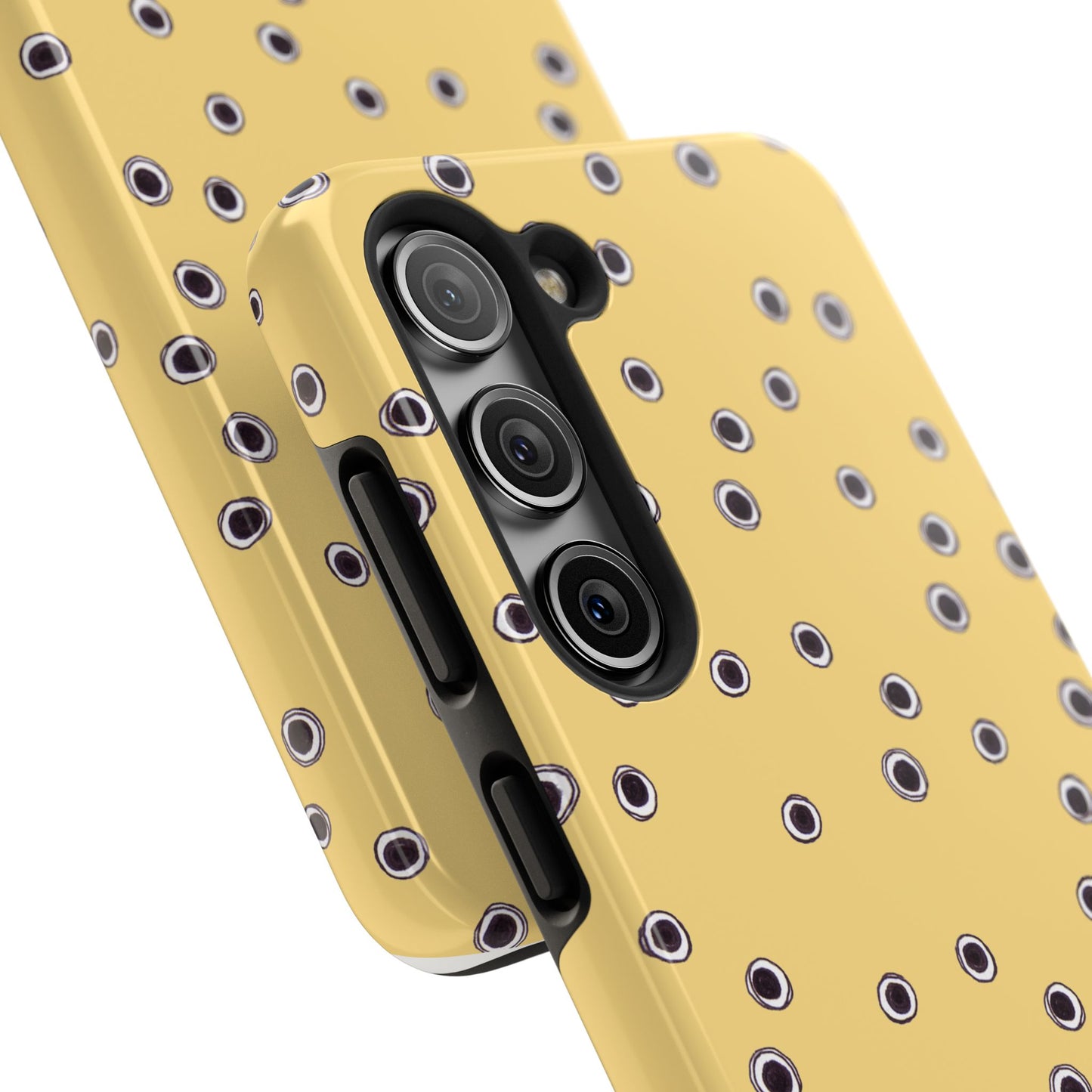 Halo Dots Yellow Phone Case