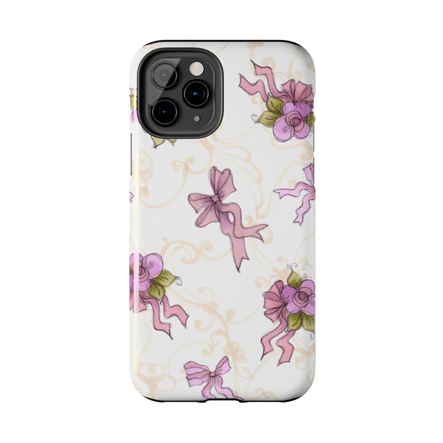 Flower Model Bow Flowers Phone Case