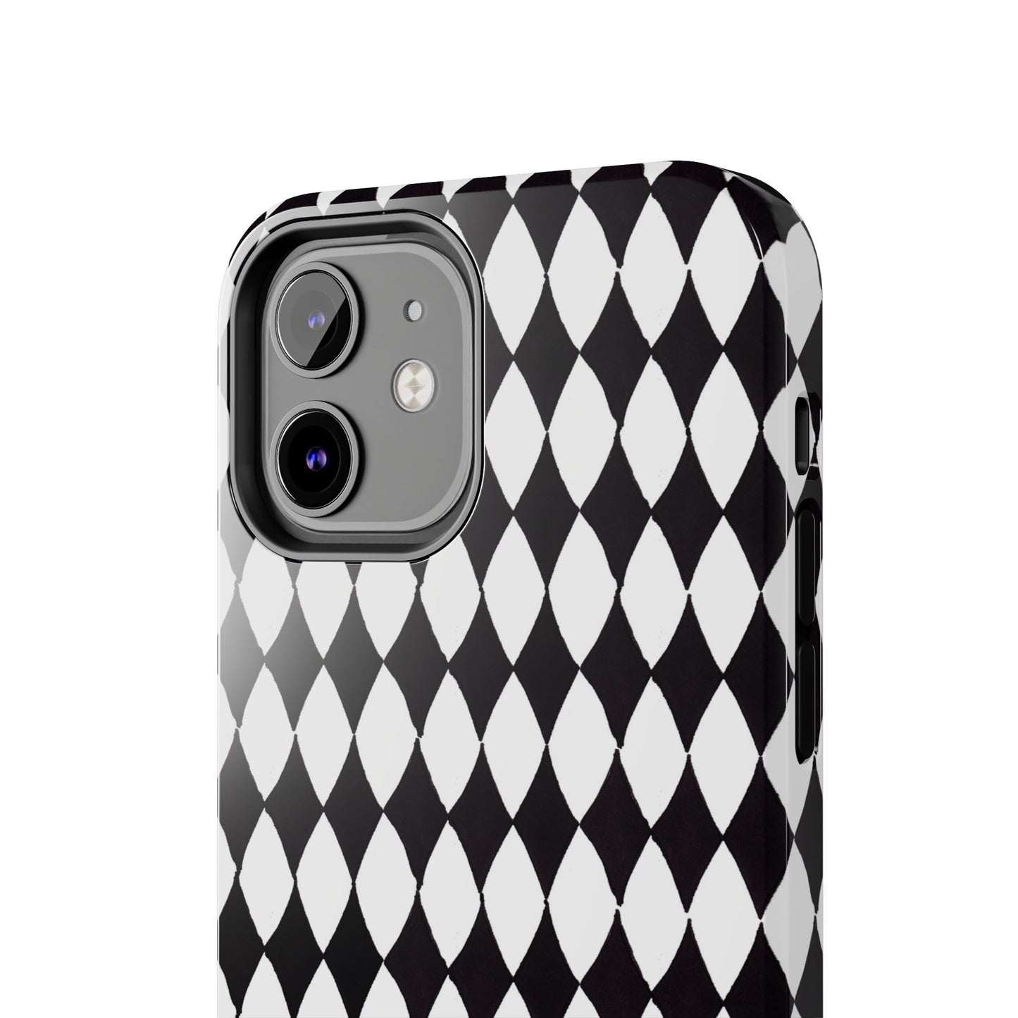 Diamond White / Black Phone Case