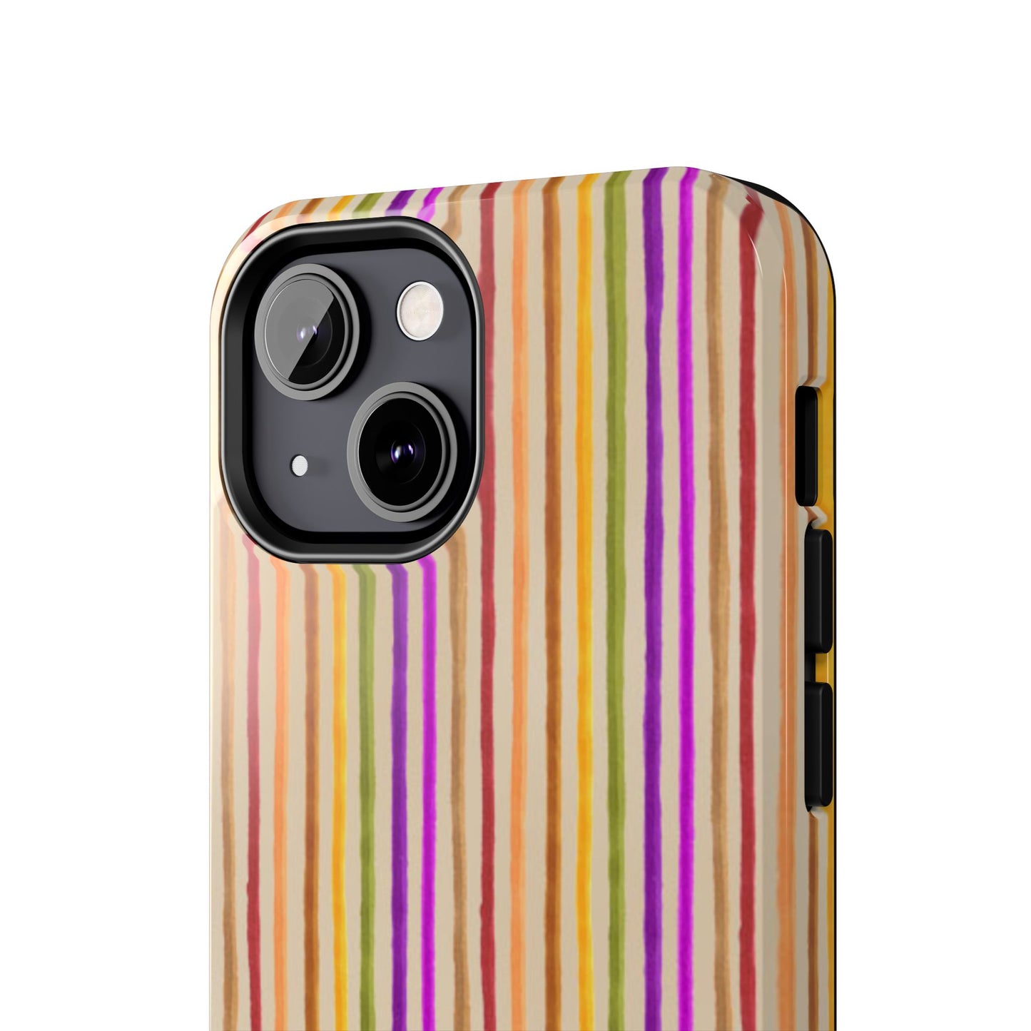 Spice Stripe Muslin Phone Case