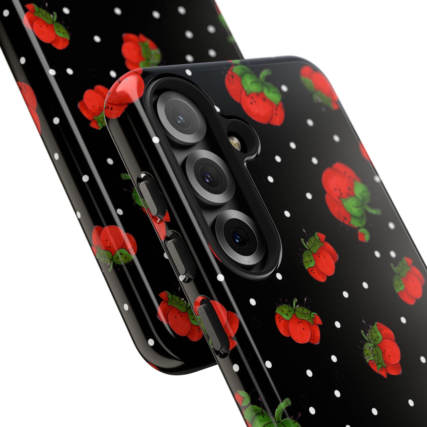 Pin Dots Black Phone Case