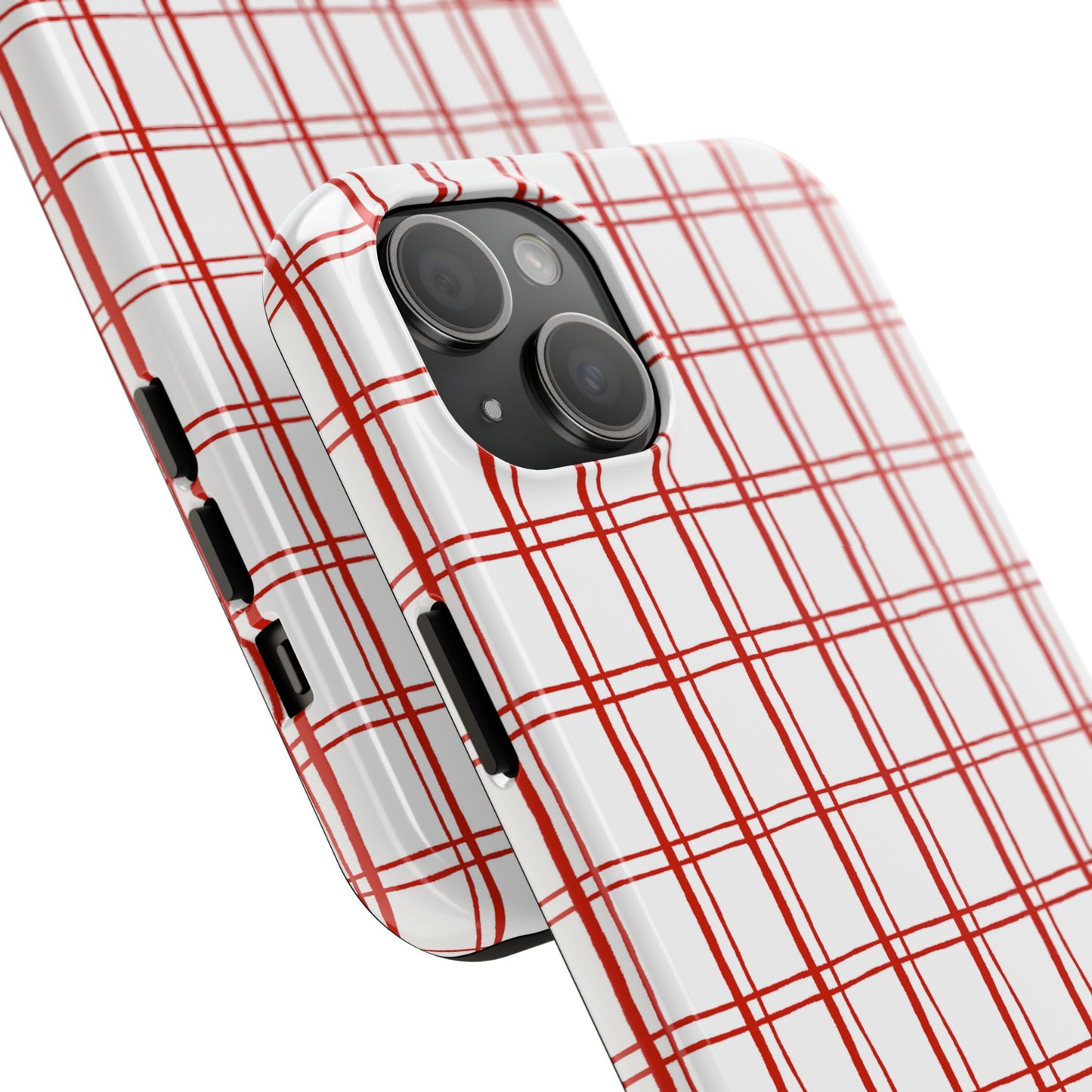Kitchen Plaid White / Red Phone Case