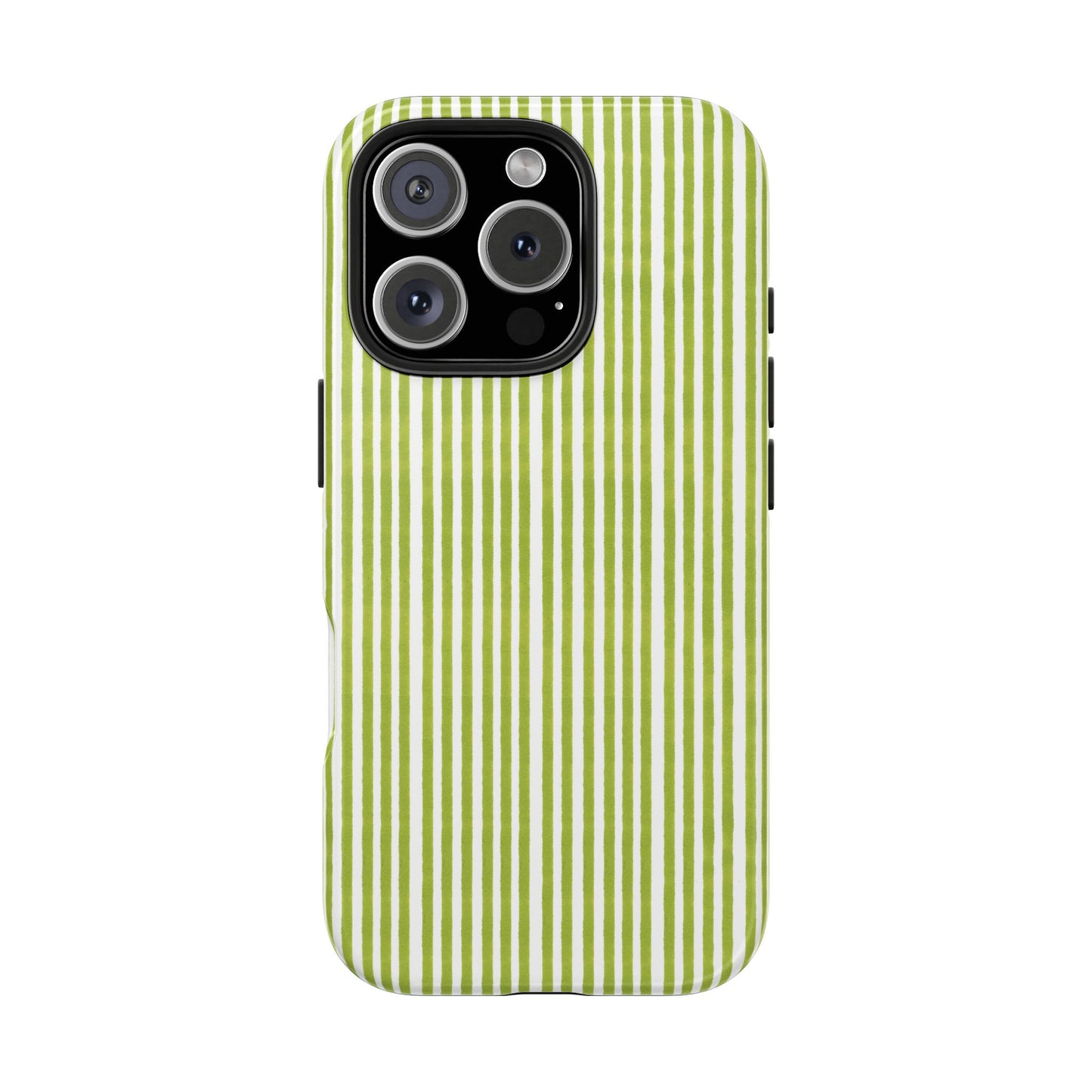 Lazy Stripe Lime Phone Case