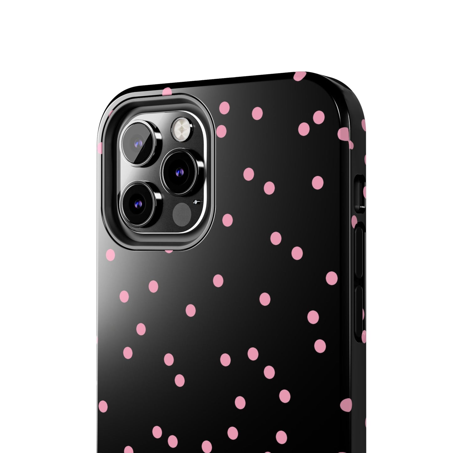Space Dots Black / Pink Phone Case