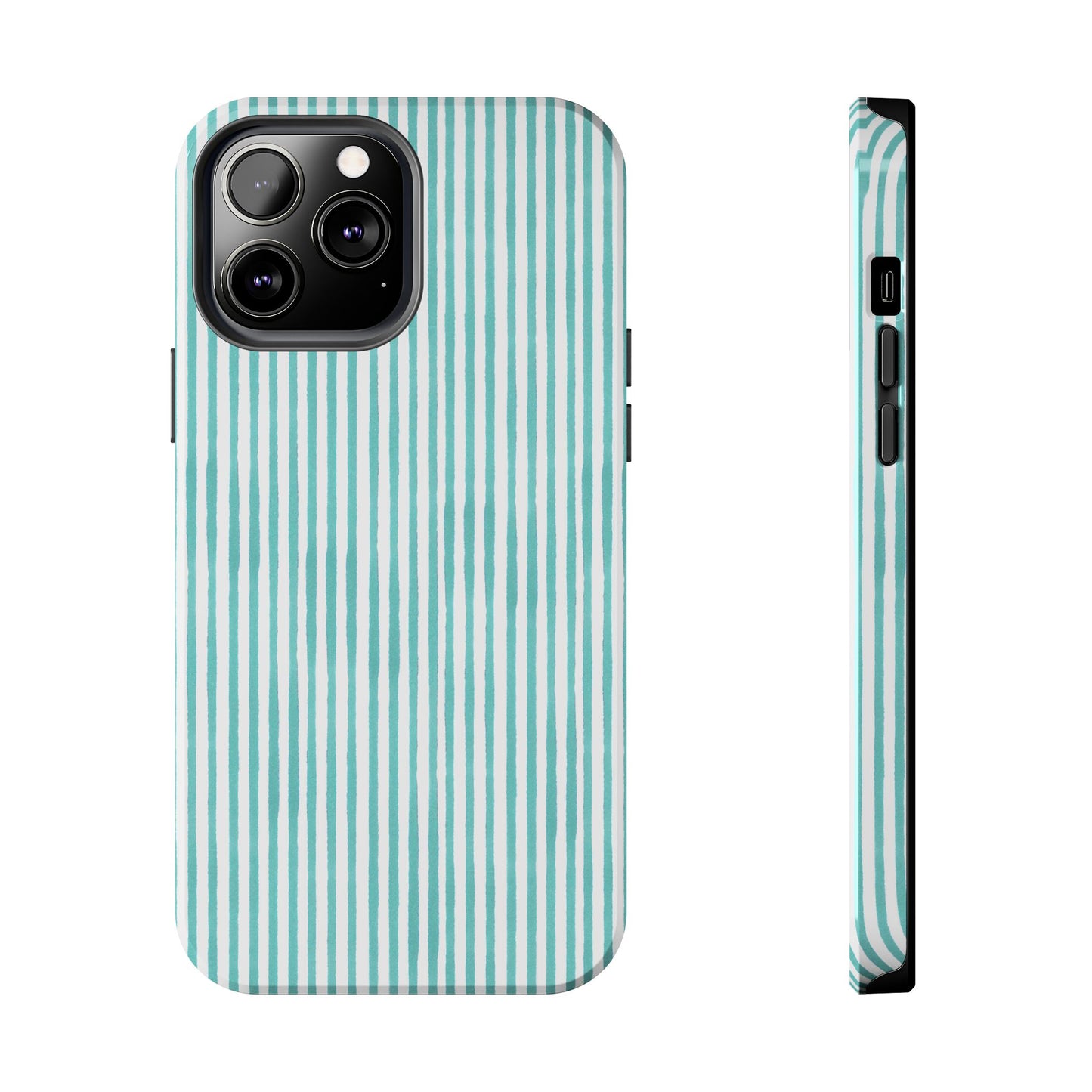 Lazy Stripe Turquoise Phone Case