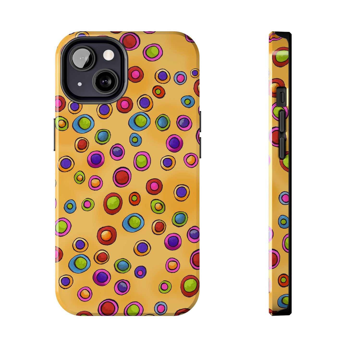 Dopey Dots Yellow Phone Case