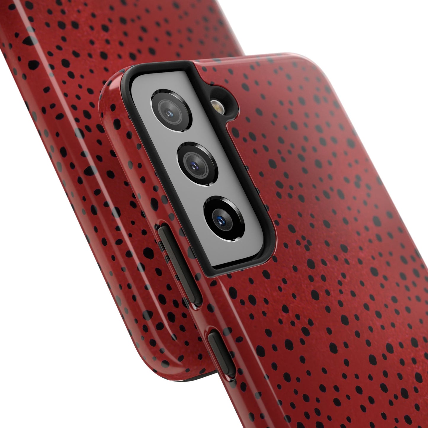 Pepper Dots Red / Black Phone Case