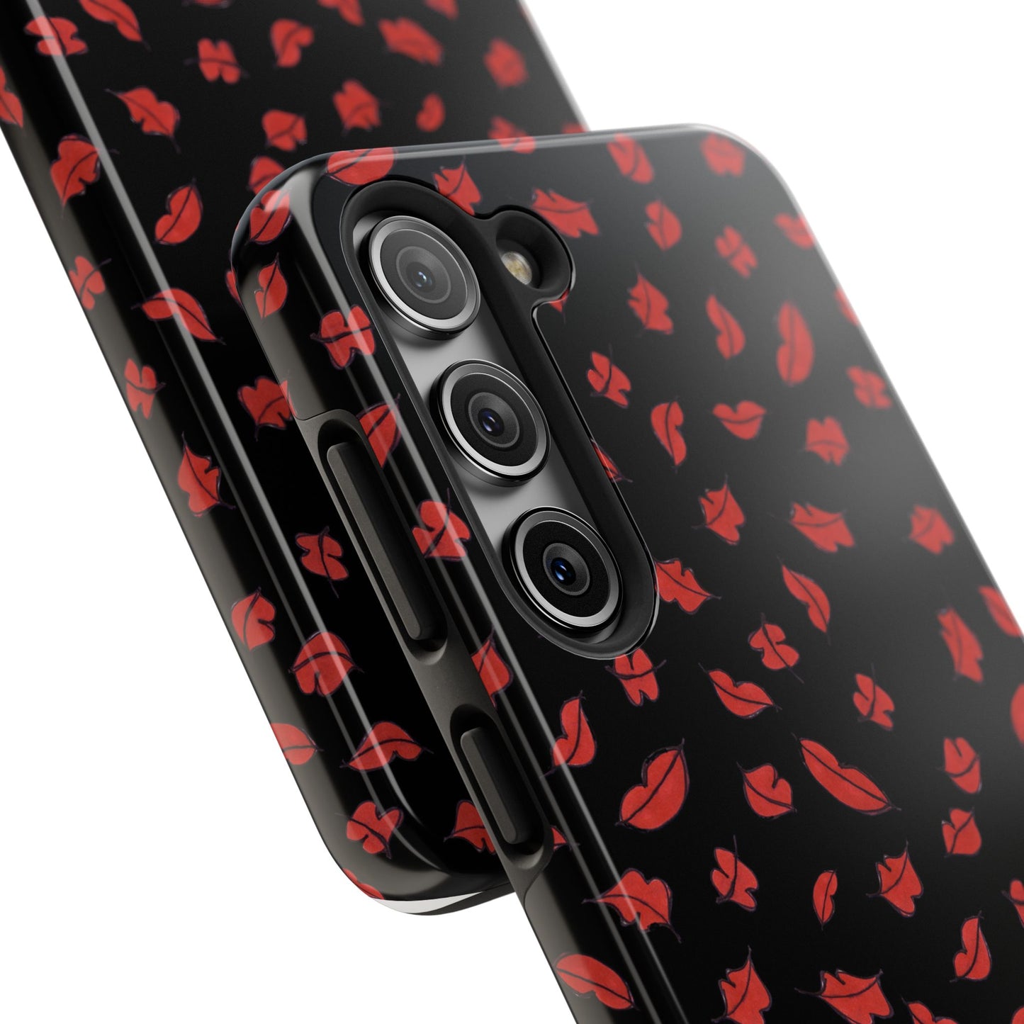 Autumn Lips Black Phone Case