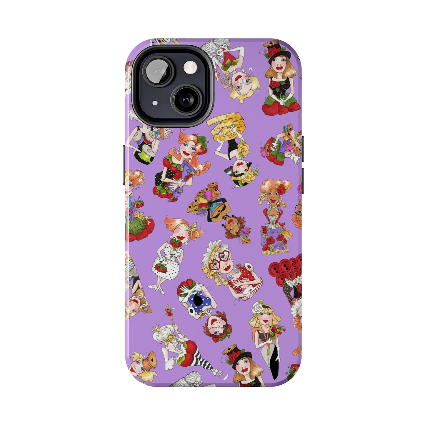 Curious Toss Purple Phone Case