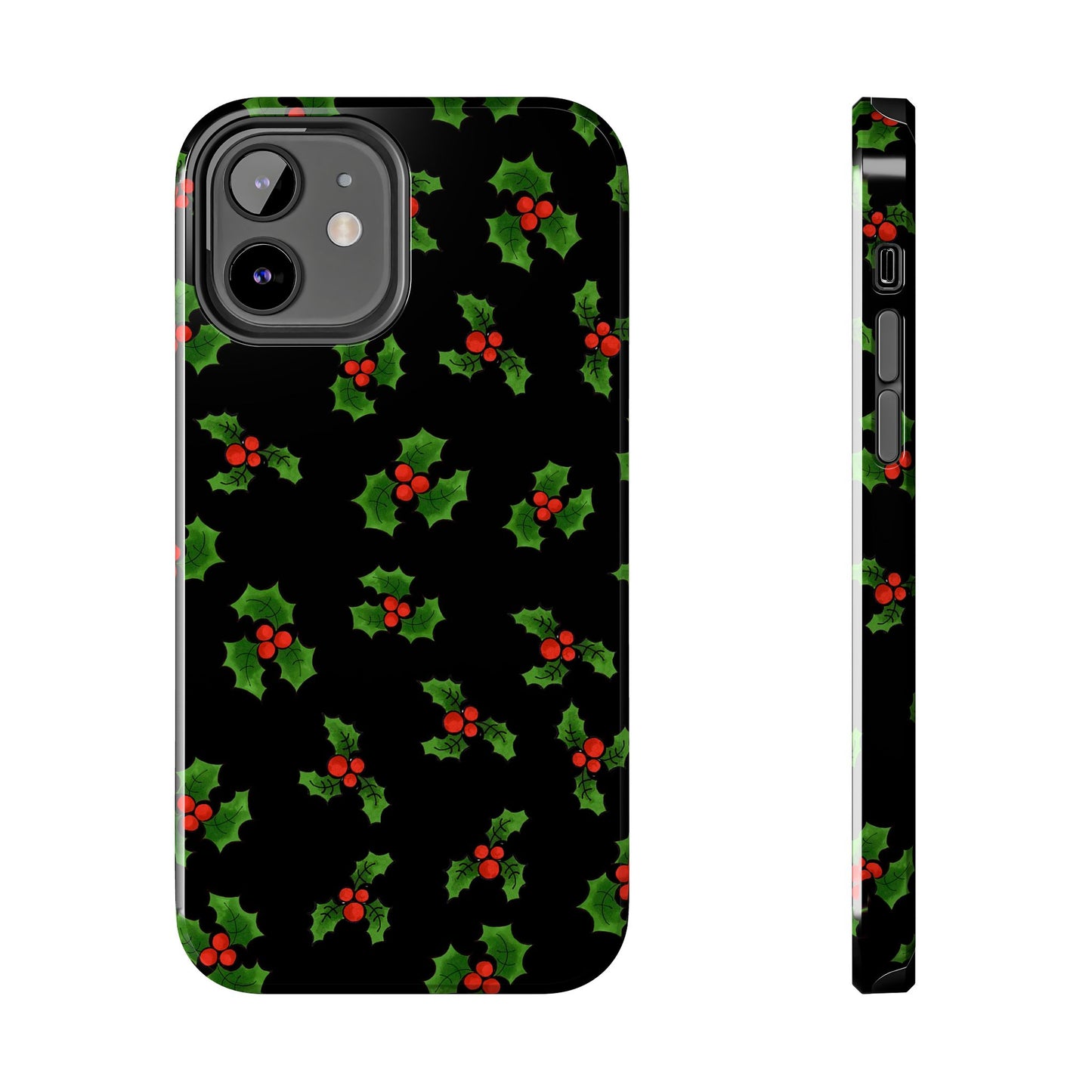 Lotsa Holly Black Phone Case