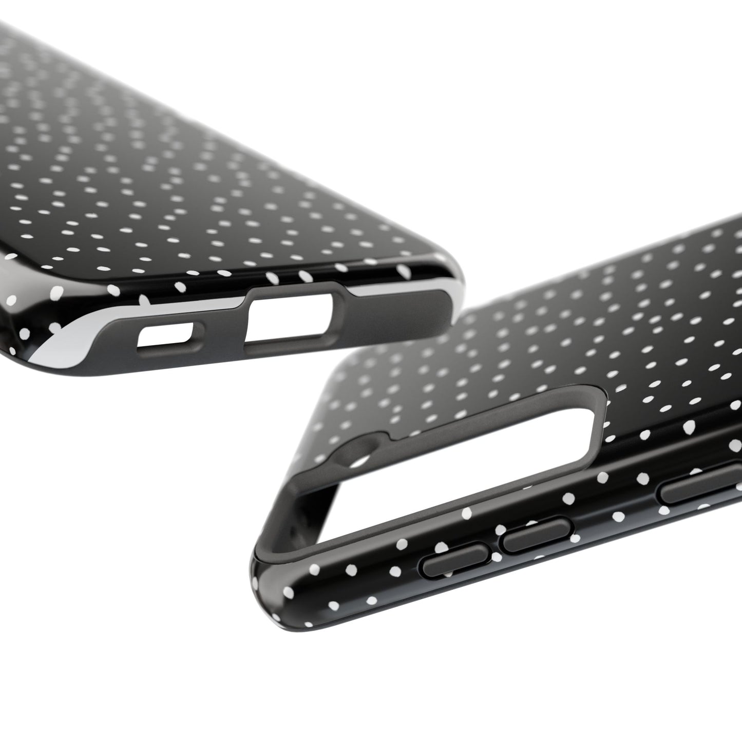Dinky Dots Black / White Phone Case